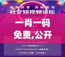 一肖一码免费,公开,数据解析说明_视频版3.719