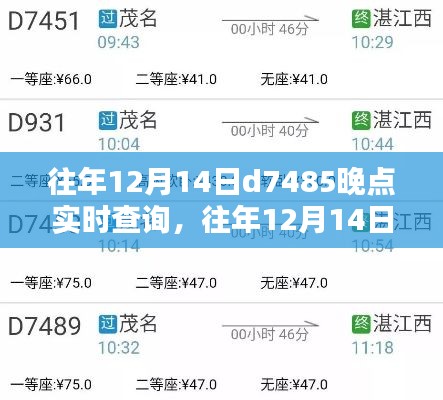 往年12月14日D7485列车晚点实时查询，深度评测与详细介绍