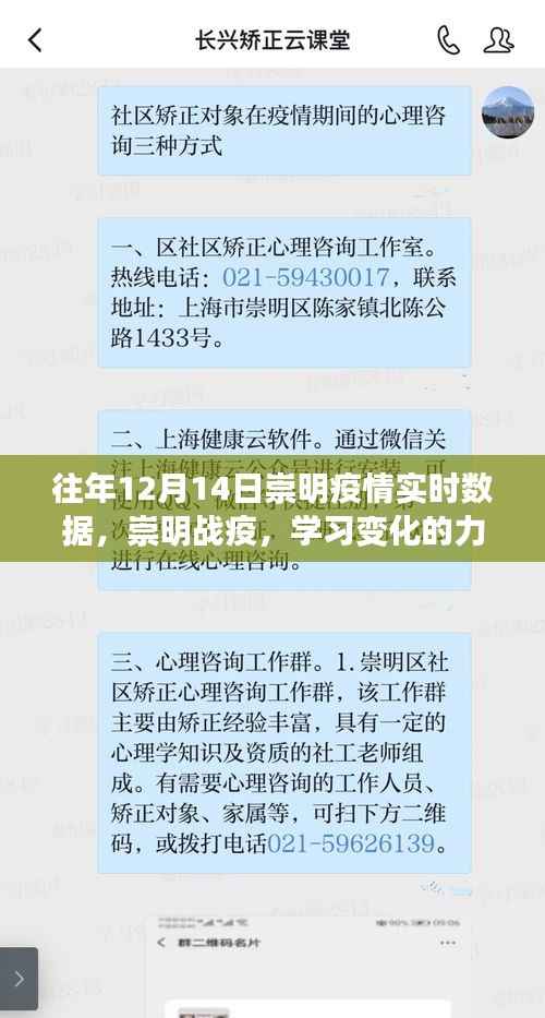崇明战疫实录,学习变化的力量与共同奋斗实时数据报告