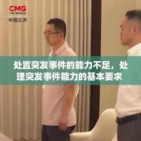 处置突发事件的能力不足,处理突发事件能力的基本要求